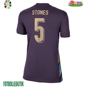 England John Stones #5 Bortatröja Kvinnor EM 2024 Kortärmad